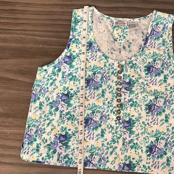 1990’S FLORAL CROP TOP MEDIUM - Picture 12 of 13